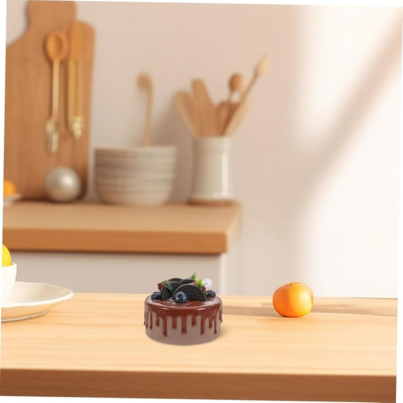 Realistic Artificial Birthday Cake Display Model Faux Dessert Decoration Prop For Events - Image 4